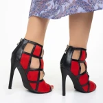 Sandale dama Hortensia rosii