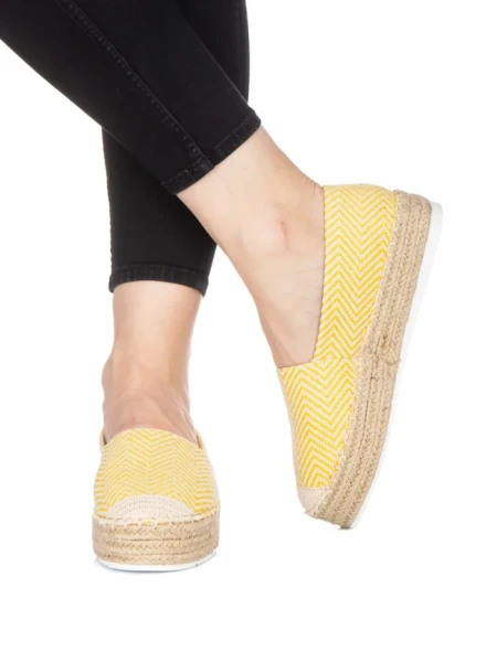 Espadrile dama Ozana galbene