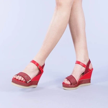 Sandale dama Kalinda rosii