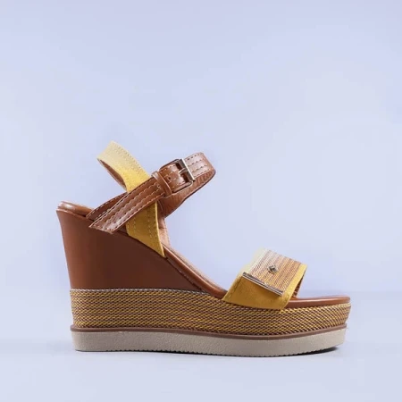 Sandale dama Kalinda galbene