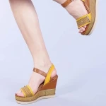 Sandale dama Kalinda galbene