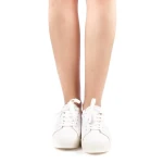 Pantofi sport dama Pompilia alb cu galben