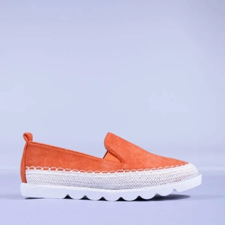 Mocasini dama Beatrice portocalii