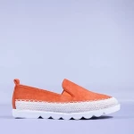 Mocasini dama Beatrice portocalii