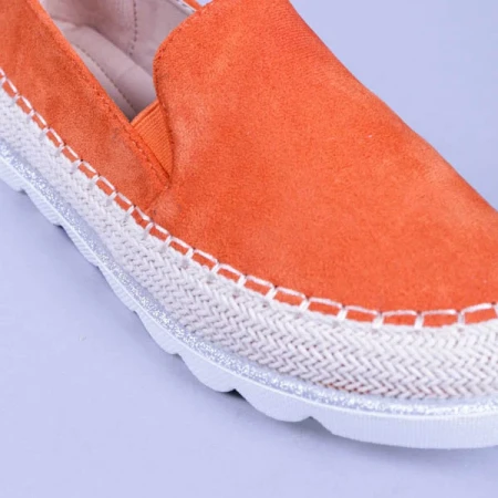 Mocasini dama Beatrice portocalii