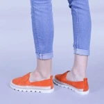 Mocasini dama Beatrice portocalii