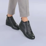 Pantofi casual dama piele Lova negri