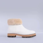 Cizme dama piele Opera albe