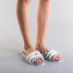 Papuci dama Miva gri