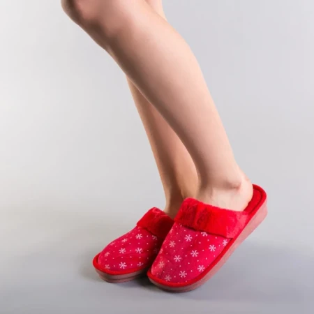 Papuci dama Tamy rosii