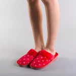 Papuci dama Tamy rosii