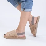 Papuci dama Saira bej