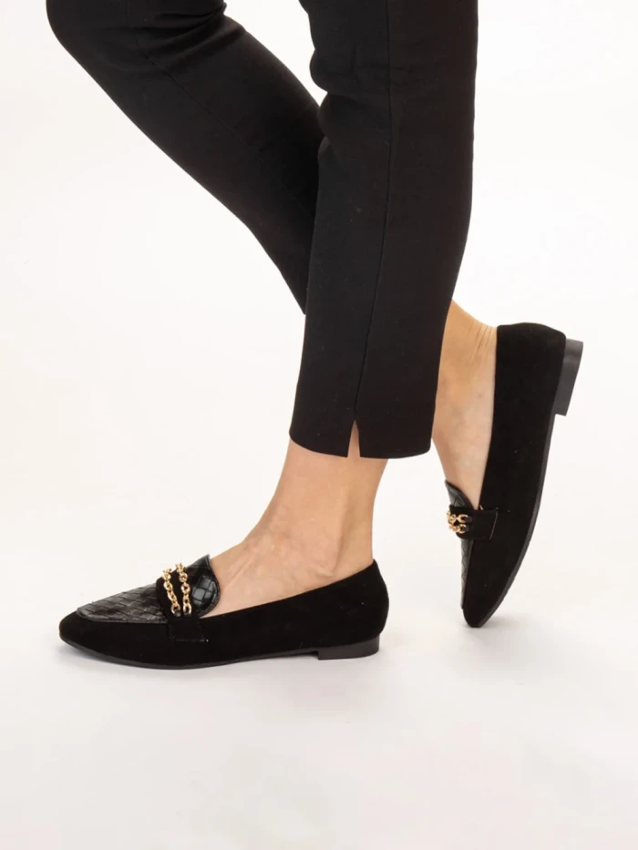 Mocasini dama Evette negri