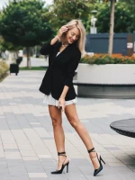 Pantofi dama cu toc Neiva negri