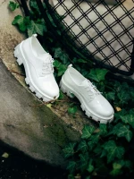 Pantofi casual dama Avona albi