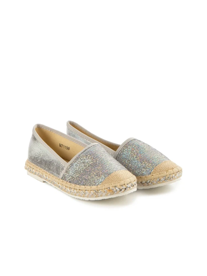 Espadrile copii Bliss argintii