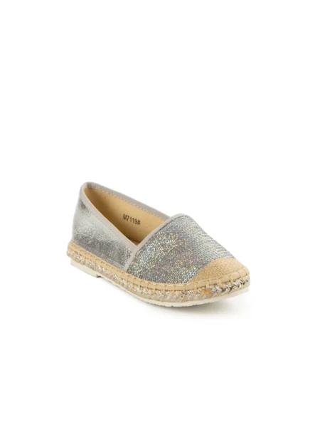 Espadrile copii Bliss argintii