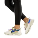Pantofi sport dama Esha albi