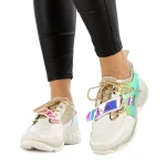 Pantofi sport dama Esha albi