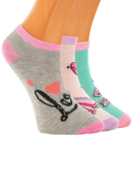 Set 3 perechi sosete multicolor copii
