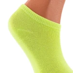 Set 3 perechi sosete copii Fucsia Mov Verde deschis