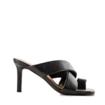 Papuci dama Crysta negre