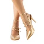 Sandale dama Esma aurii