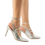 Sandale dama Esma argintii