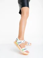 Sandale dama Josine albe