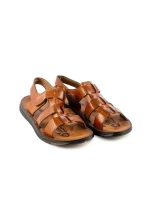 Sandale barbati Floros camel