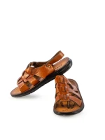 Sandale barbati Floros camel