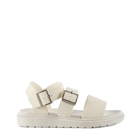 Sandale dama Sydia albe