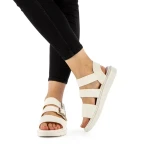 Sandale dama Sydia albe