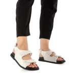 Sandale dama Alfa albe