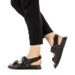 Sandale dama Alfa negre