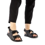 Sandale dama Alfa negre