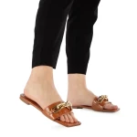 Papuci dama Samyna camel