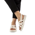 Sandale dama Osha albe