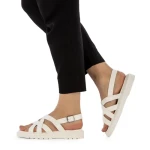 Sandale dama Osha albe