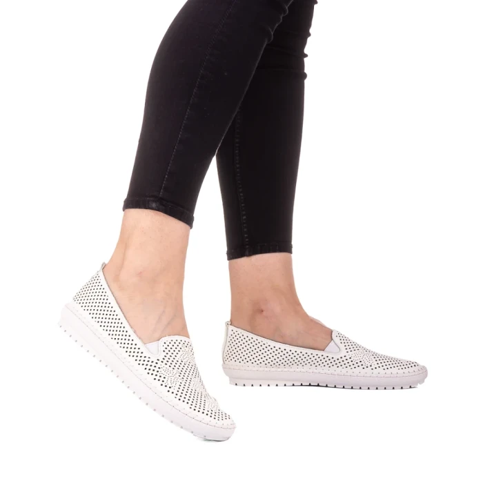 Pantofi sport dama Julie albi