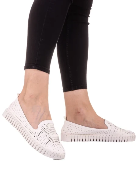 Espadrile dama Romy albe