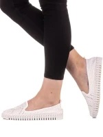 Espadrile dama Romy albe