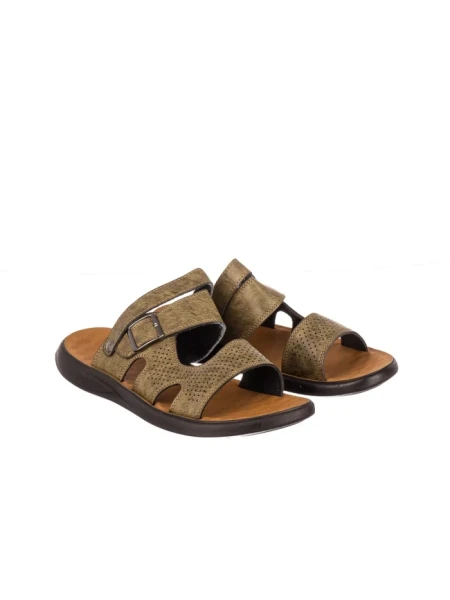Sandale barbati Mobid khaki