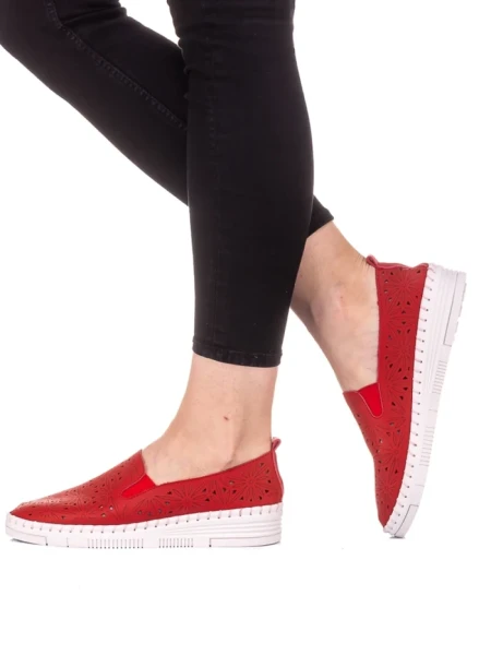 Espadrile dama Keona rosii