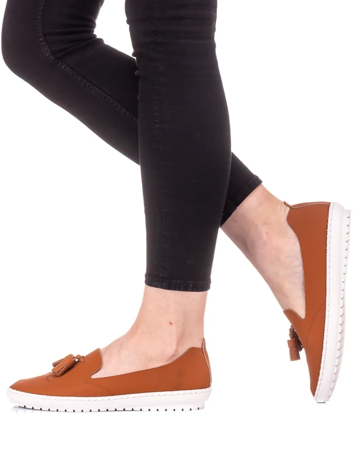 Espadrile dama Teona camel