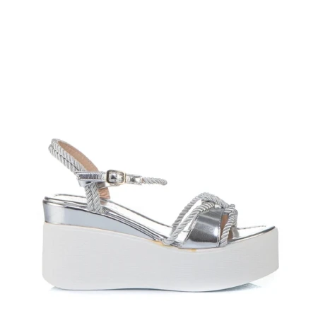 Sandale dama Zephira argintii
