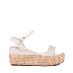 Sandale dama Lenika albe