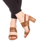 Sandale dama Stelya camel