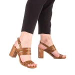 Sandale dama Stelya camel