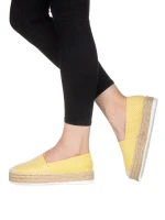 Espadrile dama Mivali galbene